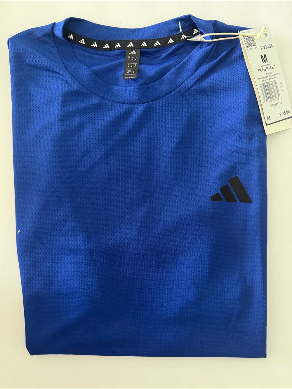 adidas Men's Short-Sleeve Performance Tee in Royal Blue